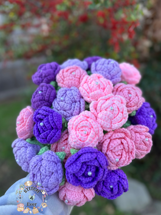 Rose with a pearl
